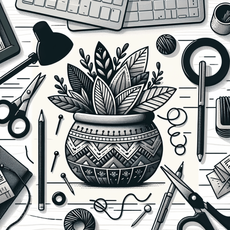 DIY Tutorial: How to Create a Plant Holder for Your Desk