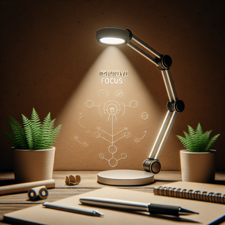 Sustainable Desk Lighting for Focus