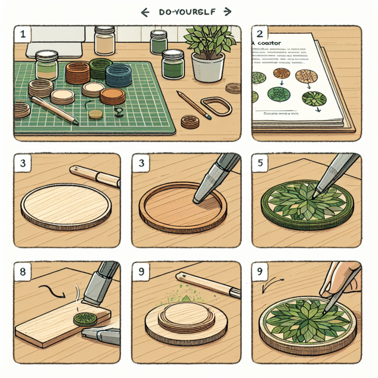 Sustainable Desk Coaster: A DIY Guide