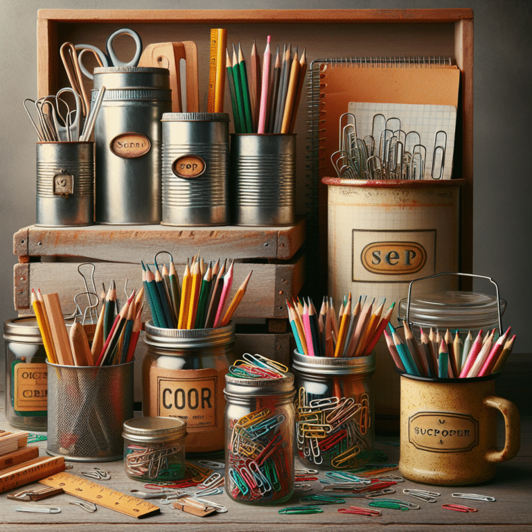 Creative Ways to Upcycle Containers for Office Supplies