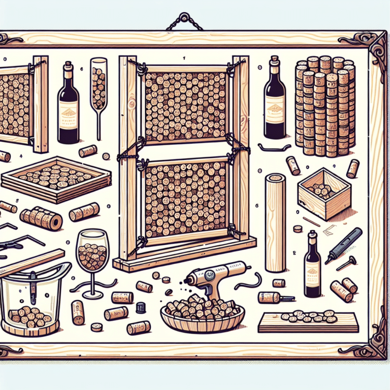 DIY Project: Crafting a Cork Bulletin Board