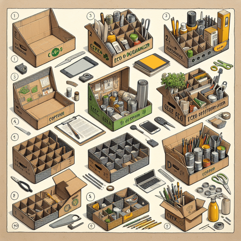 A Step-by-Step Guide on Making a Homemade Eco Desk Organizer