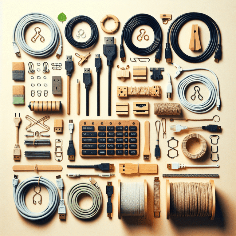 Organizing Cables Without Plastic