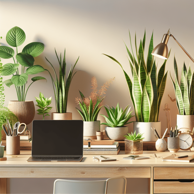 Desk Plants for Better Focus