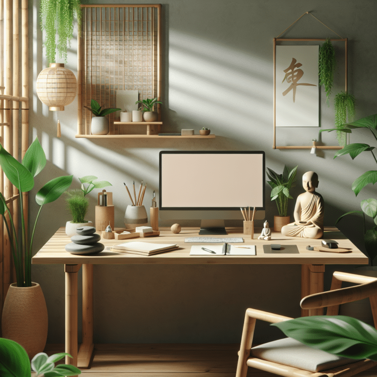 Mindful Working at Eco-Friendly Desk
